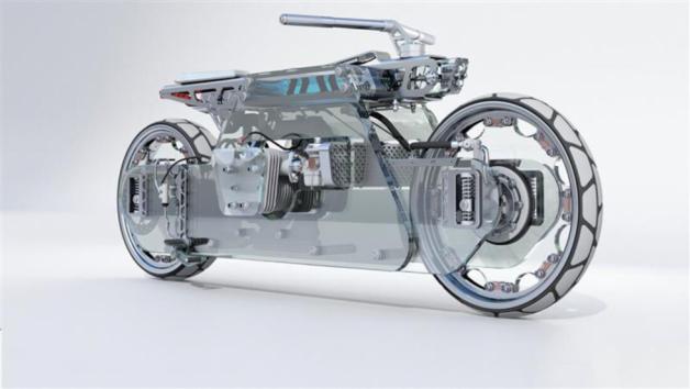 Concept μοτοσυκλέτα με Boxer κινητήρα και πλαίσιο από plexiglass 