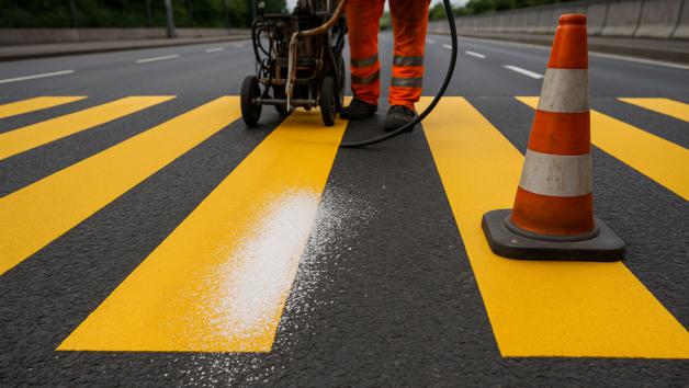 Νέες διαγραμμίσεις, παγίδα για δίκυκλα: Γιατί οι γραμμές στον δρόμο γλιστράνε επ Νέες διαγραμμίσεις, παγίδα για δίκυκλα: Γιατί οι γραμμές στον δρόμο γλιστράνε επικίνδυνα