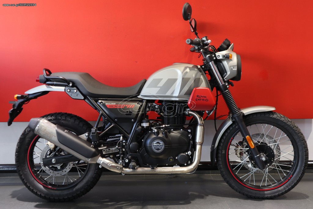 Royal Enfield  - SCRAM 411 GRAPHITE RED 2022 - 5 490 EUR Καινούργιες - Μεταχειρι