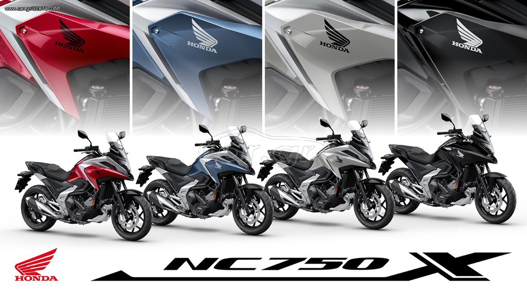 Honda NC 750X - Ετοιμοπαράδοτη DCT NC 750X  2023 2022 - 10 590 EUR Καινούργιες -