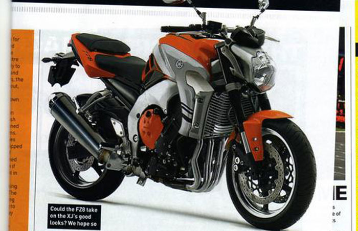 Νέο Yamaha FZ8;