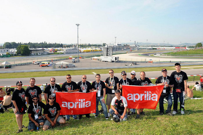 Με την Aprilia στη πίστα του Misano 