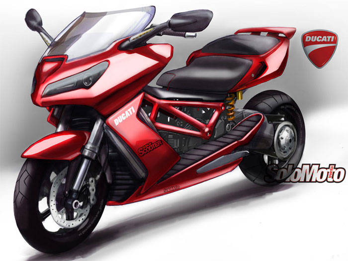 Σχέδιο για Ducati scooter