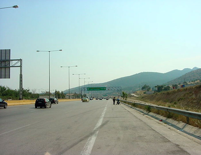 Εκτροπή κυκλοφορίας στην Εθνική