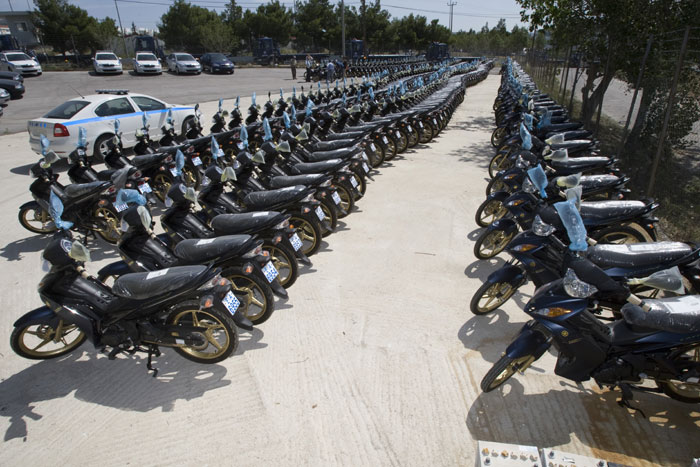 Παράδοση 250 παπιών ΥΑΜΑΗΑ στην ΕΛ.ΑΣ