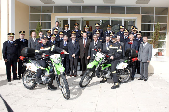 Kawasaki KLX 250S για τη φύλαξη των δασών