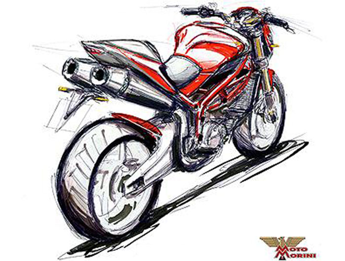 Η Moto Morini με «γυμνό» café racer