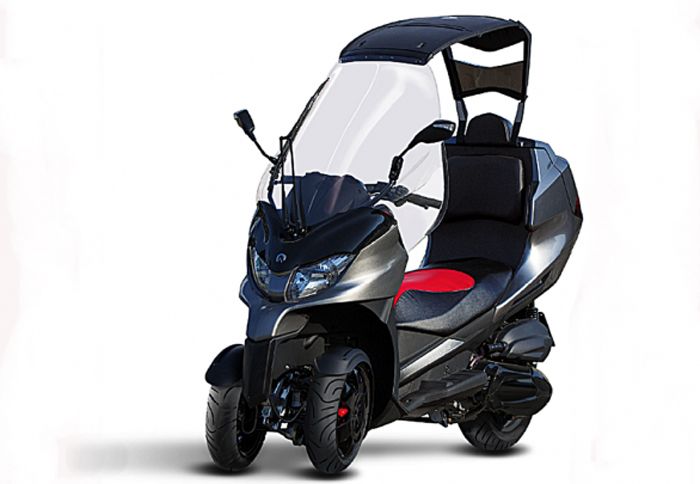 Η Adiva θα παρουσιάσει το AD#, ένα τρίτροχο scooter με αναδιπλούμενη οροφή. 