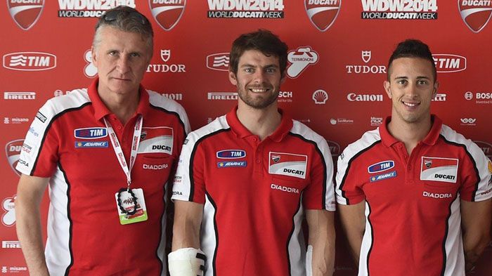 Θα συνεχίσουν τις προσπάθειες να ανεβάσουν την Ducati στις πρώτες θέσεις, οι Crutchlow και Dovizioso