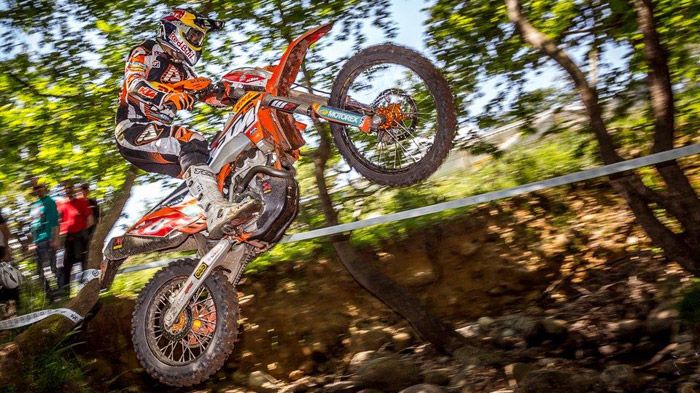 O αναβάτης της ΚΤΜ, Antoine MEO που αγωνίζεται στην κατηγορία E2