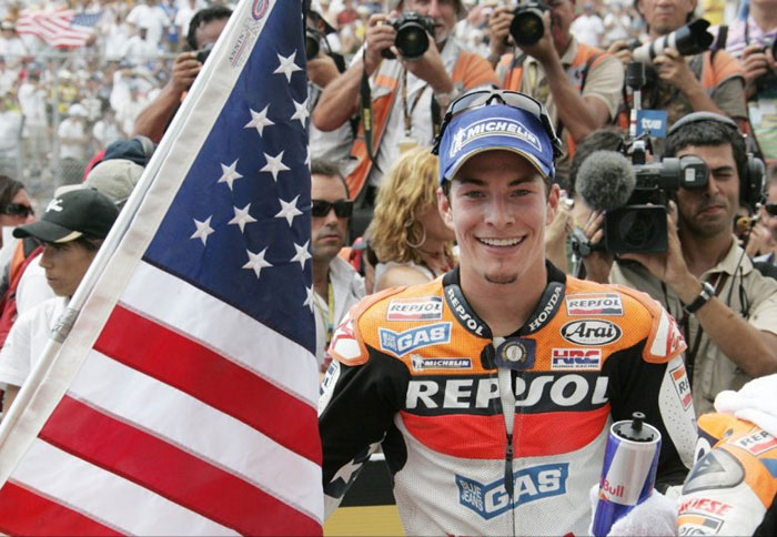 Ευχαριστημένος o Hayden από Honda