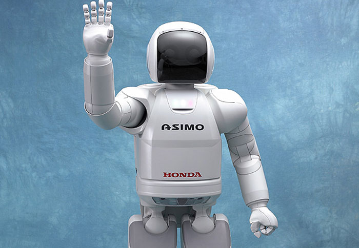Ο Asimo στο Isle Of Man