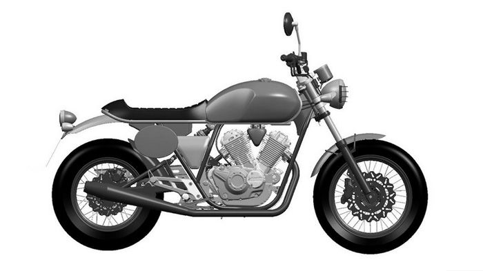 Η κινέζικη Longjia κατέθεσε σχέδια στη Ευρώπη για μια νέα μοτοσικλέτα της με χαρακτηριστικά cafe racer.