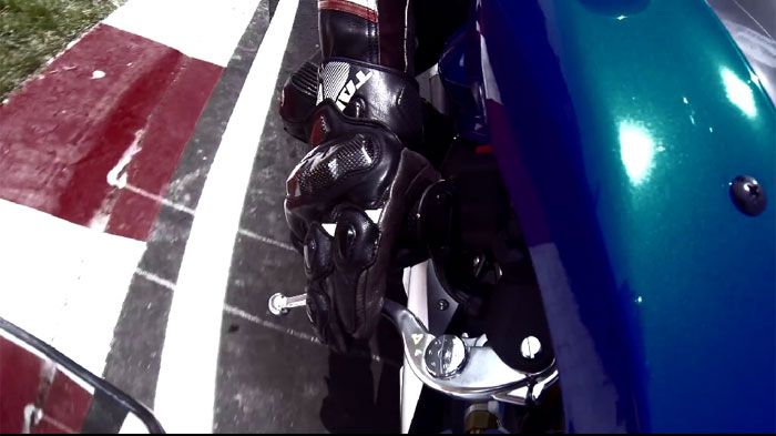 Καρέ από το teaser video της Yamaha για τη νέα sport μοτοσικλέτα της.