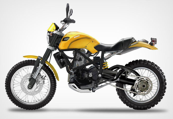 Μονοκύλινδρα Ducati concept