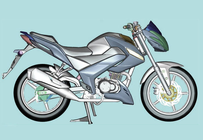 H φωτογραφία που διέρρευσε δείχνει πως μάλλον το νέο μηχανάκι δεν θα είναι παραπάνω από 125 κ.εκ.