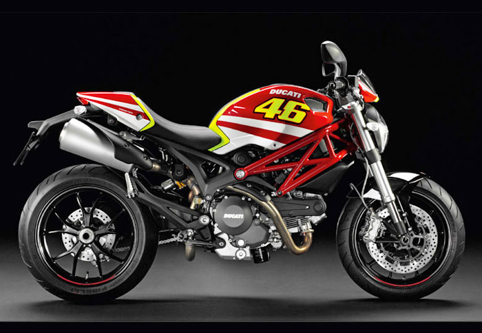 Ducati Monster στα χρώματα του Rossi