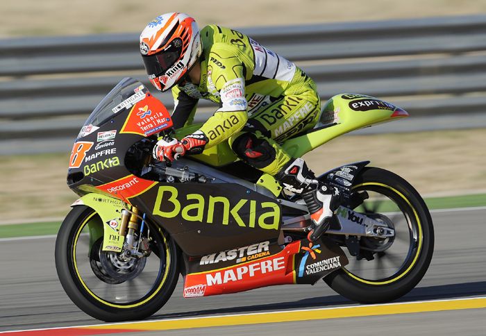 Μεγάλη η νίκη της Aprilia στο MotoGP, ακόμη και τέσσερις αγώνες πριν το τέλος του πρωταθλήματος! Εδώ ο Nico Terol.