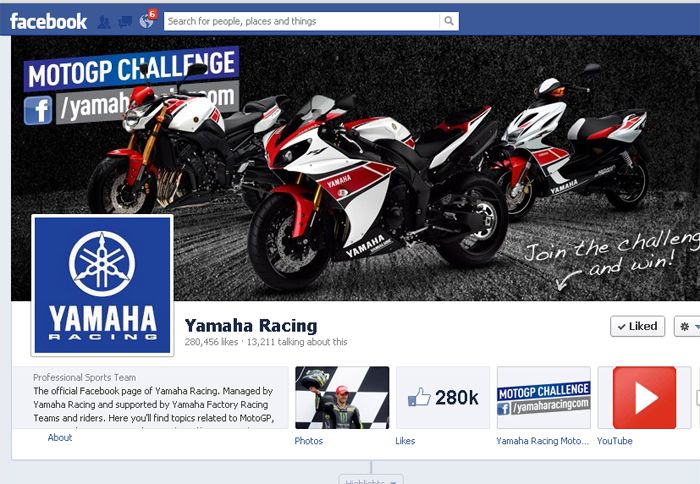 Τρεις μοτοσικλέτες και πολλά δώρα δίνει η Yamaha Ευρώπης στους φίλους της με το διαγωνισμό που τρέπει αυτή τη στιγμή στη σελίδα της στο Facebook.