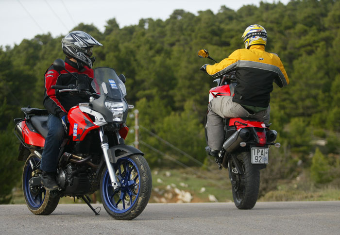 Yamaha XT660X Vs Aprilia Pegaso 650