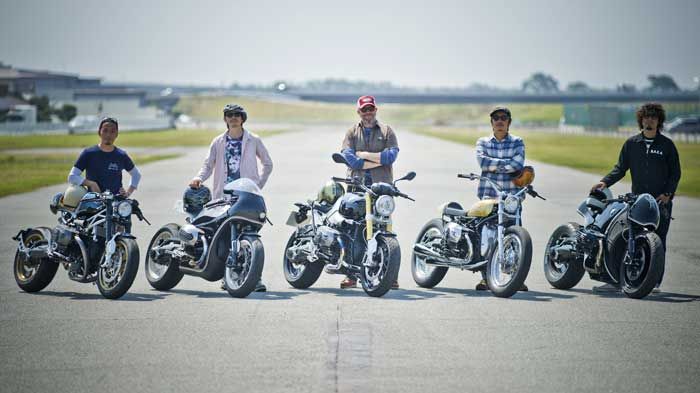 Τέσσερις σχεδιαστές από τις κορυφαίες Ιαπωνικές εταιρείες βελτιώσεων παρουσίασαν τις R nineT δημιουργίες τους στο ιαπωνικό BMW Motorrad Days.