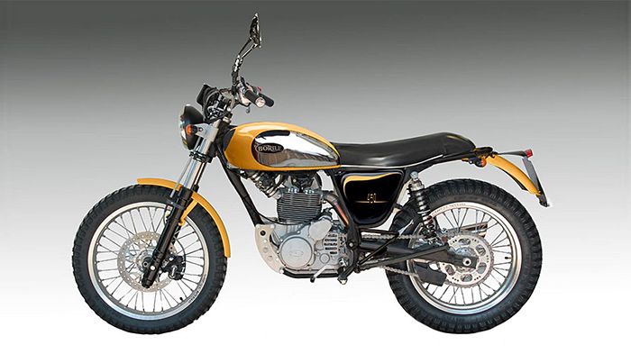 To B450 Scrambler παρουσιάστηκε στην EICMA στο Μιλάνο το 2013 από τη Borile, όταν ακόμη το αντίστοιχο μοντέλο της Ducati ήταν ακόμα μια φήμη.