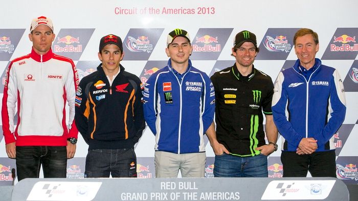Σφιγμενος ο Spies, ελαφρώς αγχωμένοι οι Marquez και Lorenzo, πλατύ χαμόγελο από τον Crutchlow, αλλά και από τον Lin Jarvis της Yamaha.