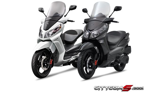 Εκ βάθρων ανανέωση για το SYM Citycom στη νέα έκδοση S. Ιδιαίτερη εντύπωση προκαλεί η τοποθέτηση του πανίσχυρου F4 μοτέρ, που είχαμε δει στο GTS 300.