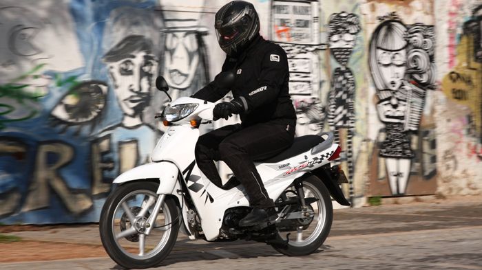 To Ace 110 μπορεί να κινηθεί με άνεση και τεράστια ευελιξία μέσα στην πόλη. 