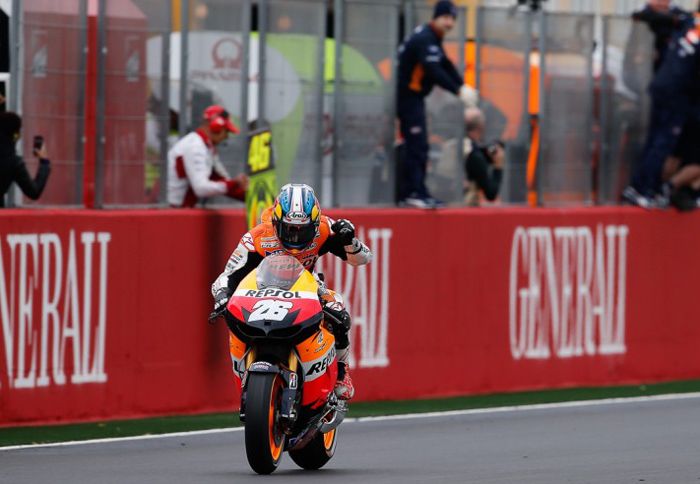 O Dani Pedrosa ήταν ο νικητής του τελευταίου αγώνα της σεζόν.