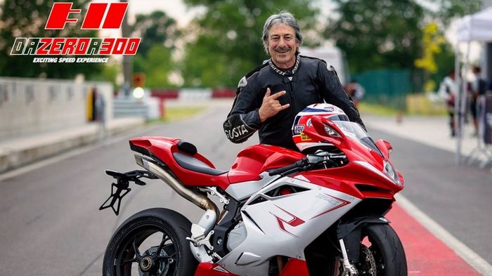 Μαθήματα προηγμένης οδήγησης από Marco Lucchinelli και MV Agusta. Τίτλος; Dazer0A300.