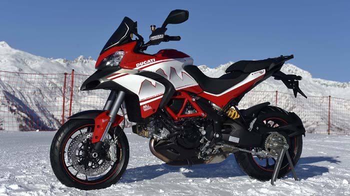 Παράλληλα με τις αγωνιστικές της μοτοσικλέτες, η Ducati παρουσίασε και την ειδική έκδοση Multistrada 1200S Dolomites Peak. 