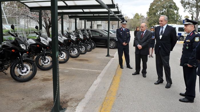 Δέκα νεά V-Strom παρέλαβε η Ελληνική Αστυνομία, δωρέα επιχειρηματία.