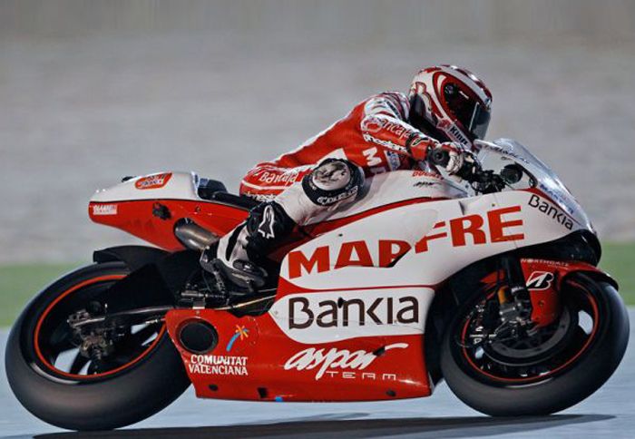 Ο Barbera τραυματίστηκε στην δεξιά κλείδα κατά τη πτώση που είχε στο Motegi, στο δευερο γύρο του αγώνα.