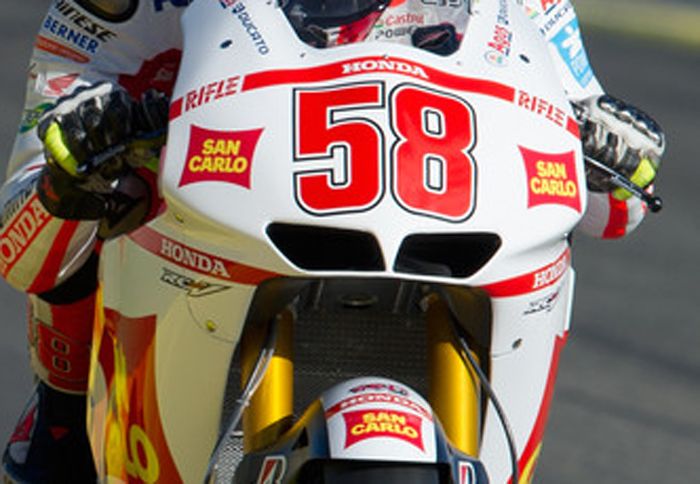 Το μέρος της San Carlo Honda Gresini θα είναι ανοιχτό στην Ισπανία και εκεί θα βρίσκεται και η μοτοσικλέτα του Marco Simoncelli.