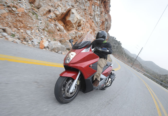 Gilera GP800: Παρουσίαση στην Κρήτη