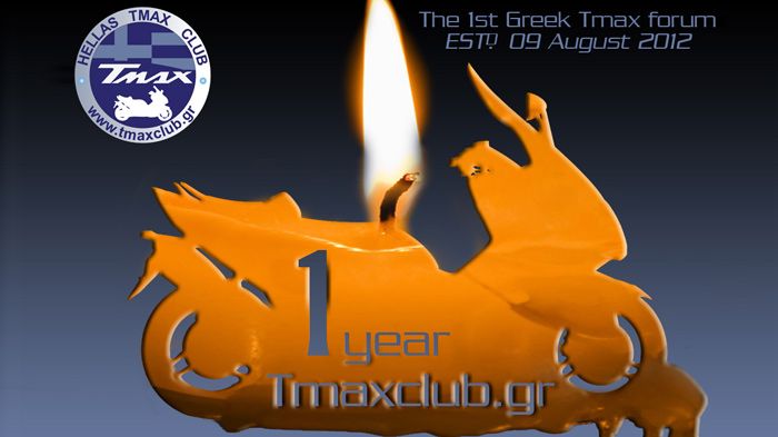 Ένα γεμάτο χρόνο ζωής έκλεισε το Tmaxclub.gr το καλοκαίρι φτάνοντας σχεδόν τα 400 μέλη. Να τα χιλιάσει!