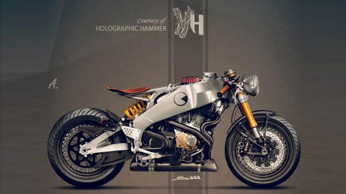 Η Holographic Hammer παρουσίασε το σχέδιο ενός Buell Firebolt XB12R που ισορροπεί ανάμεσα στο κλασικό και το μοντέρνο.