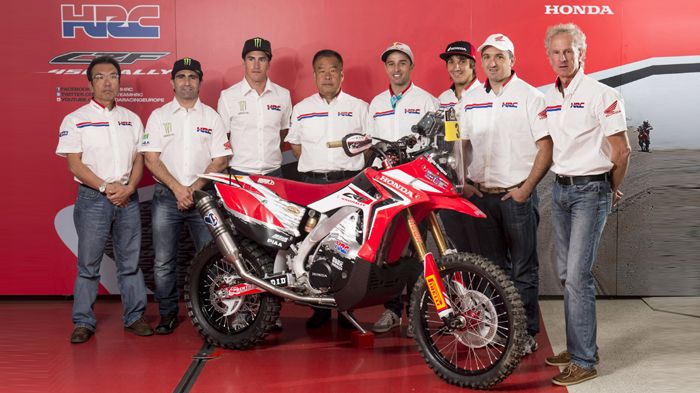 Την εργοστασιακή αγωνιστική ομάδα που θα συμμετέχει στο επόμενο Rally Dakar παρουσίασε η Honda.