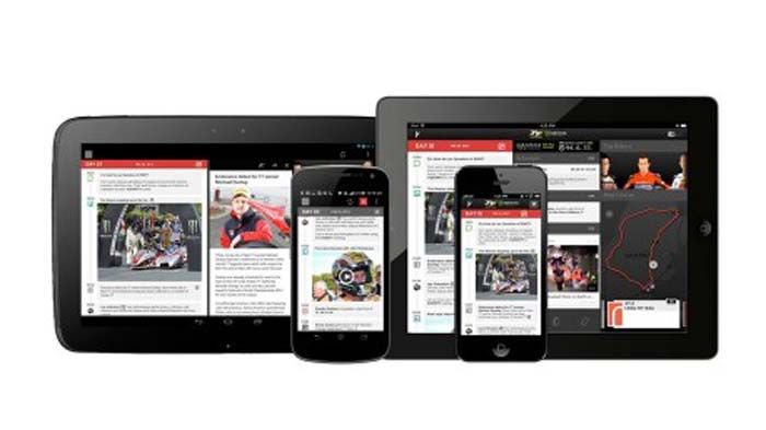 Όσοι δε μπορούν να επισκεφτούν το IoM TT, μπορούν να ενημερωθούν και να το παρακολουθήσουν από το συγκεκριμένο app.