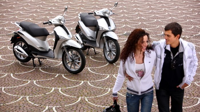 Το Liberty 125 είναι αυτή τη στιγμή το δημοφιλέστερο δίκυκλο της ιταλικής αγοράς με συνολικές ταξινομήσεις άνω των 20.000.