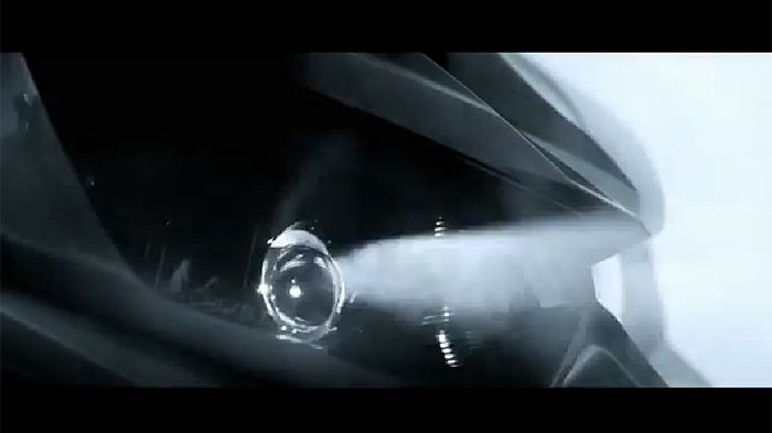 το φανάρι του επόμενου Kawasaki Z1000 όπως παρουσιάζεται στο teaser video.