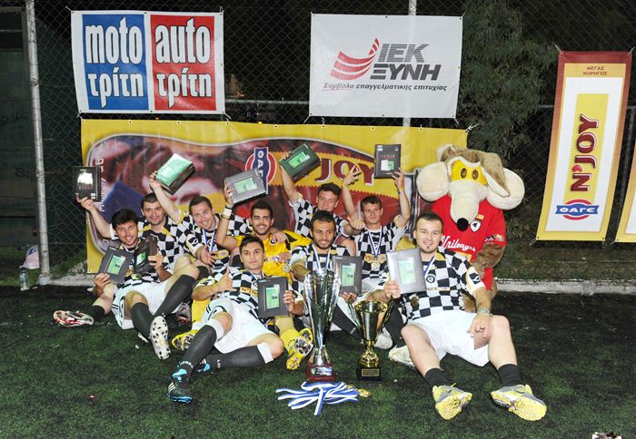 Οι σκληρές μάχες και στο φετινό NΆJOY UNI-League ανέδειξαν νικήτρια ομάδα τους Amigos. 