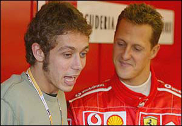 Rossi Vs Schumacher