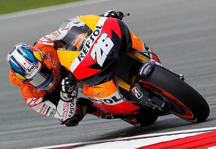 Τον καλύτερο χρόνο στα πρώτα ελεύθερα δοκιμαστικά της Sepang έκανε ο Dani Pedrosa με την εργοστασιακή ομάδα της Honda.