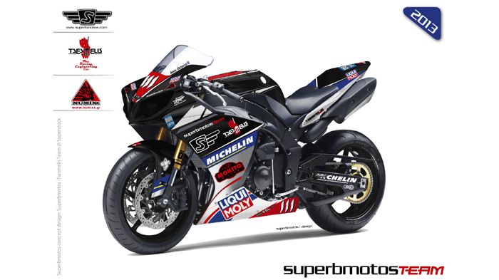 Για το 2013, η ομάδα SUPERBMOTOS-TSESMELIS θα συμμετάσχει με Yamaha R1 στην κατηγορία Superstock, με αναβάτη τον Αριστείδη Γκιζίνο.
