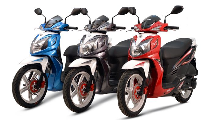 Δυνατό χαρτί της πρώτης για τον Ιούλιο SYM, το scooter Symphony SR 150, με 120 ταξινομήσεις.