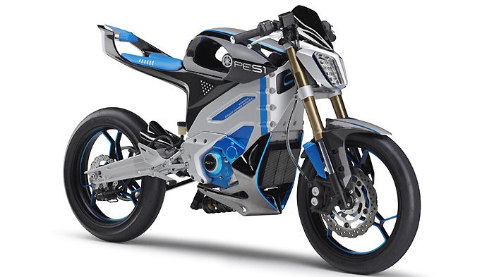 Πανέμορφο το ηλεκτρικό PES1, με ελλειπτική σχεδίαση. Προσέξτε τα κενά σε... ρεζερβουάρ και σέλα! Το θέλουμε στην παραγωγή ΤΩΡΑ!