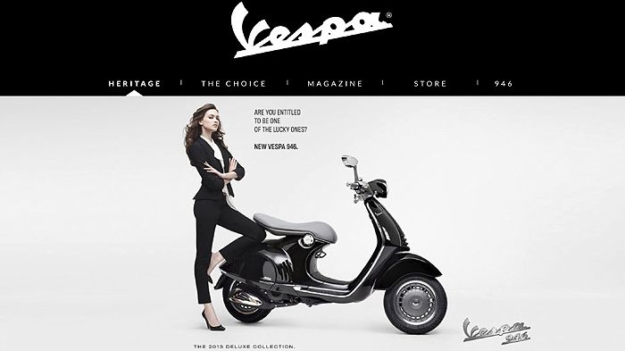 Το νέο site της Vespa απευθύνεται σε όλους τους φίλους των δύο τροχών που θέλουν να γνωρίσουν ή να μάθουν περισσότερα για τα μοντέλα της διάσημης σειρ