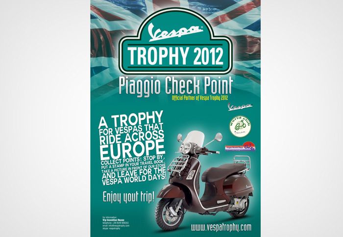 Το Vespa Trophy διοργανώνεται για τρίτη χρονιά. Προορισμός φέτος είναι το Λονδίνο.